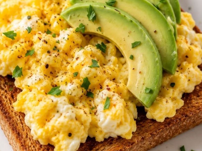 Eggs on wholemeal toast