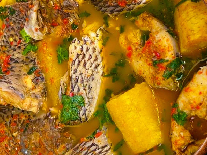 Fish pepper soup