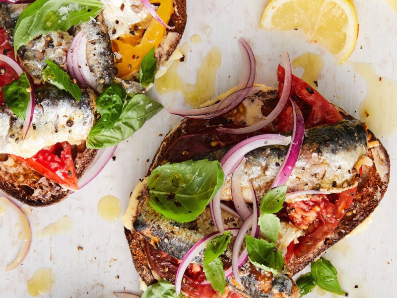 Sardines on toast